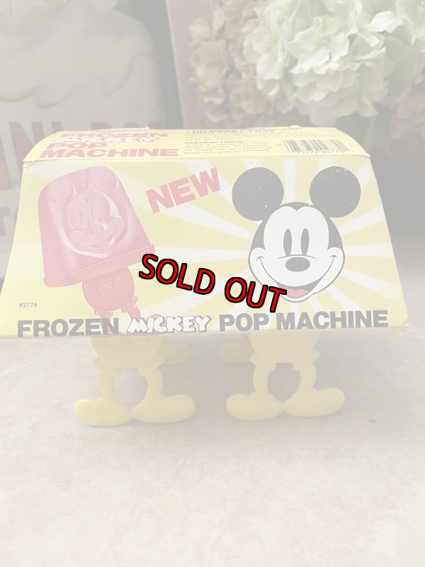 画像1: Disney Frozen  Mickey Pop Machine   / ディズニー　プラスチック製　フローズンミッキーポップマシーンポップ型アイス　マシーン (1)