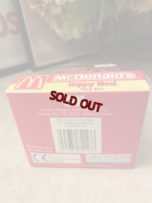 画像10: McDonald’s  play food set with box 2001 / マクドナルドのプレイフードセット (10)