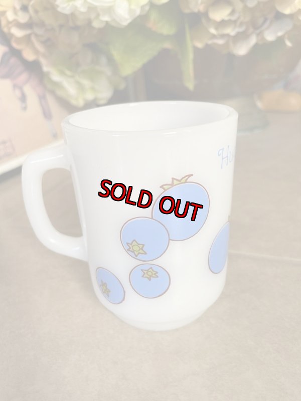 画像3: Fire King Huckleberry Pie Mug / ファイヤーキング　ハックルベリーパイ　マグ (3)