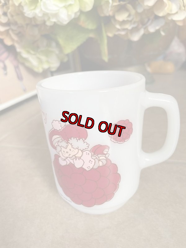 画像1: Fire King  Raspberry Tart Mug / ファイヤーキング　ラズベリータルト　マグ (1)