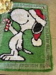 画像7: Peanuts Snoopy Christmas Rug (B) 1968 / ピーナッツ、スヌーピー　クリスマス、キャンディラグ (7)