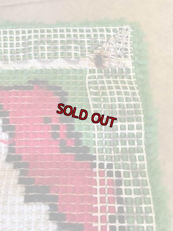 画像8: Peanuts Snoopy Christmas Rug (B) 1968 / ピーナッツ、スヌーピー　クリスマス、キャンディラグ (8)