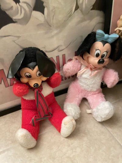 画像3: Disney Mickey Mouse Gund Rubber Face  plush  Doll / ディズニー　ガンド社、ミッキーマウスのラバーフェイスぬいぐるみ　50’s