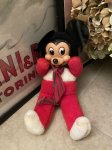 画像1: Disney Mickey Mouse Gund Rubber Face  plush  Doll / ディズニー　ガンド社、ミッキーマウスのラバーフェイスぬいぐるみ　50’s (1)