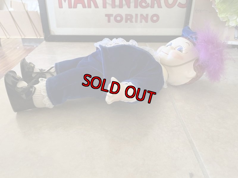 画像4: Ceramic Navy cloth doll 50’s / 陶器製ネイビーベルベット服　人形、ドール (4)