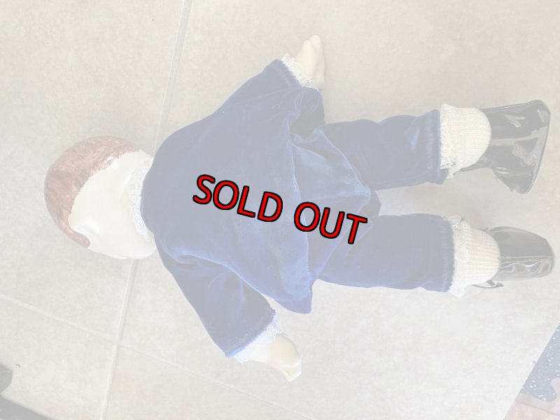 画像6: Ceramic Navy cloth doll 50’s / 陶器製ネイビーベルベット服　人形、ドール (6)