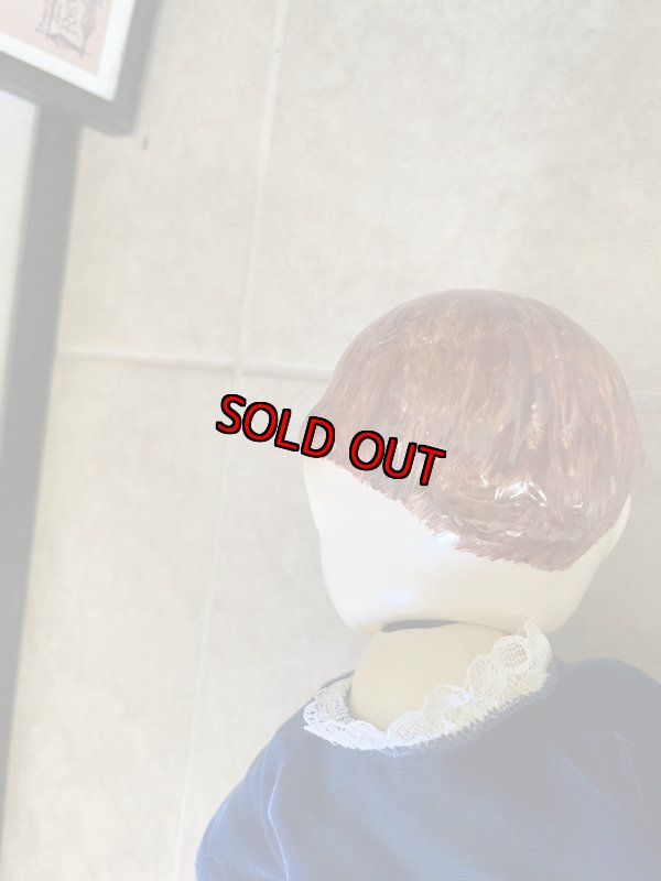 画像8: Ceramic Navy cloth doll 50’s / 陶器製ネイビーベルベット服　人形、ドール (8)