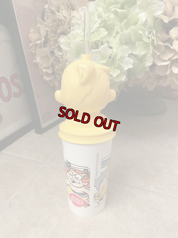 画像4: Dairy Queen Dennis The Menace Yellow Dennis Drink Cup Canada  / ディリークィーン　カナダ　デニス　ザ　メナス　ドリンクボトル　イエロー、　デニス (4)