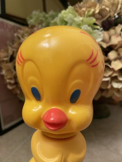 画像1: Looney Tunes Tweety Plastic Colgate Soaky Bottle / トゥイーティー　プラスチック製　ソーキーボトル