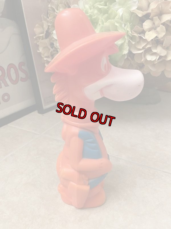 画像4: Hanna Barbera Quick Draw McGraw Coin Bank1960’s / ハンナバーベラ 早撃ちマック　プラスチック製　貯金箱 (4)