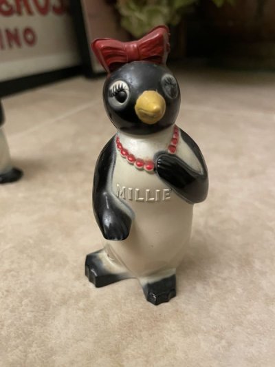 画像2: Kool Cigarettes Penguins WILLIE & MILLIE Salt And Pepper 50‘s / クール ペンギン ウィリー&ミリー ソルト&ペッパーセット