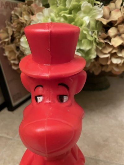 画像1: Hanna Barbera Huckleberry Hound Soaky Bottle 1961 / ハンナバーベラ ハックルベリーハウンド プラスチック製　ソーキーボトル