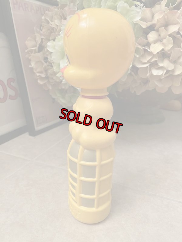 画像2: Looney Tunes Tweety Plastic Colgate Soaky Bottle / トゥイーティー　プラスチック製　ソーキーボトル (2)