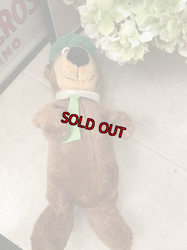 画像9: Hanna Barbera Yogi Bear Mighty Star Plush Doll /ハンナバーベラ ヨギベア ぬいぐるみ マイティスター 1980年 (9)