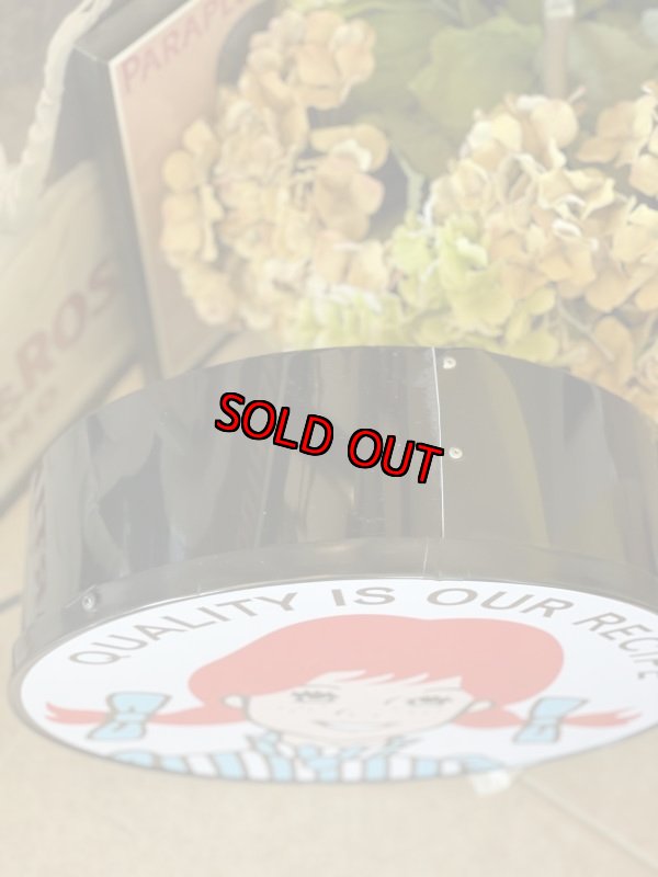 画像6: Wendy’s lighted up Sign / ウエンディーズ 電光看板、サイン、看板、ストアディスプレイ (6)