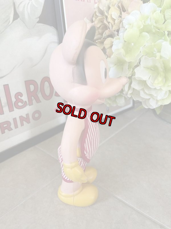 画像4: Disney  Sun Rubber Minnie Mouse Vinyl Squeak  Doll  / ディズニー　ミニーマウス　サンラバー　スクィーキードール (4)