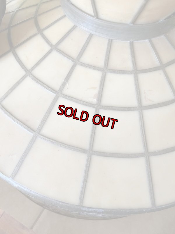 画像11: McDonald’s stained Glass Ceiling hanging lamp , light / マクドナルドのステンドグラススタイル　ランプシェード (11)