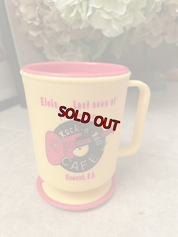 画像1: McDonald’s McRock and Roll Plastic Travel  Mug (A) / マクドナルドのマックロック　ロックンロール　プラスチック製　オレンジ　マグカップ (1)