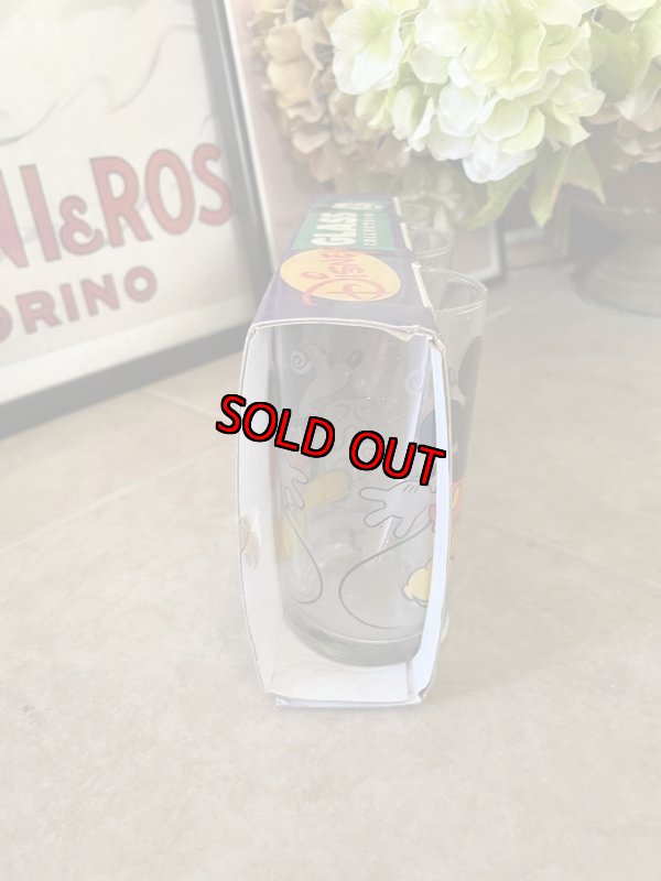 画像6: Disney Mickey Mouse  Glass Tumbler set of 3 Germany 80’-90’s  / ディズニーのミッキーマウス 3個入りコップセット　ドイツ製 (6)