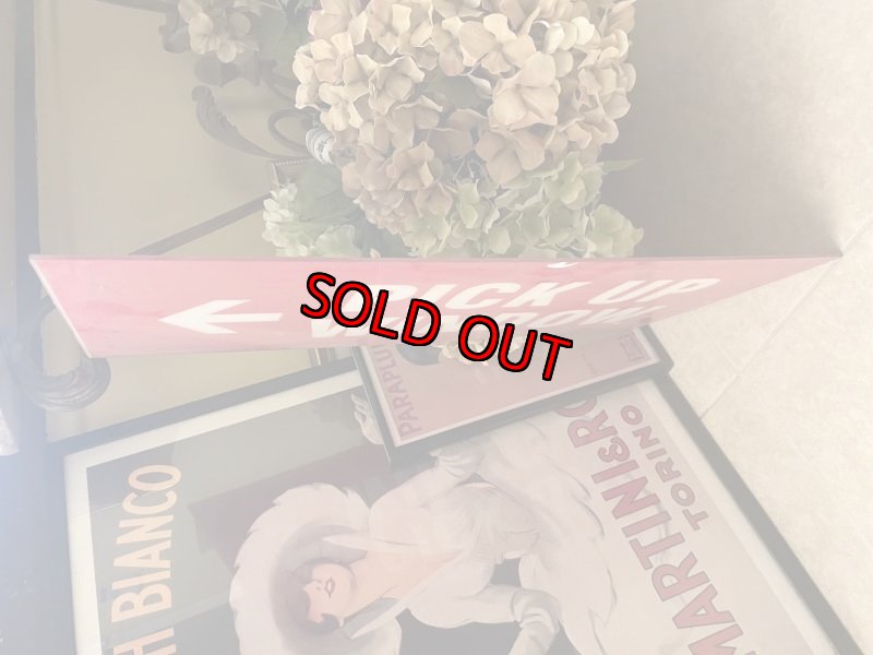 画像3: Wendy’s Pick up window Sign / ウエンディーズ　ピックアップ　ウィンドウ(左矢印)サイン、看板、ストアディスプレイ (3)