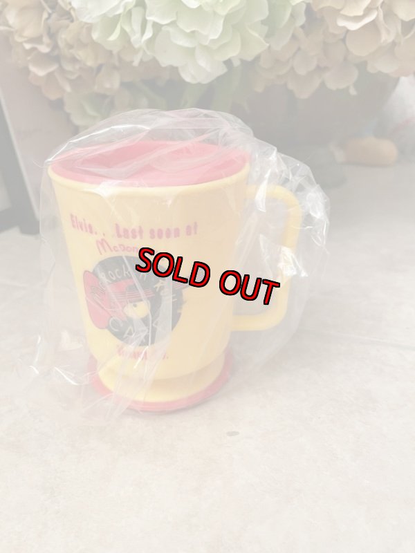 画像2: McDonald’s McRock and Roll Plastic Travel  Mug (A) / マクドナルドのマックロック　ロックンロール　プラスチック製　オレンジ　マグカップ (2)