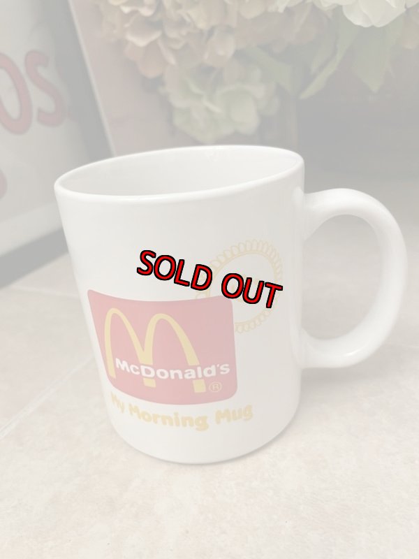 画像1: McDonald’s My morning Mug Ceramic Mug  / マクドナルドの「マイモーニングマグ」陶器製　マグカップ (1)