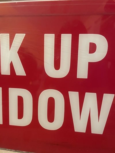 画像2: Wendy’s Pick up window Sign / ウエンディーズ ピックアップ ウィンドウ(右矢印)サイン、看板、ストアディスプレイ