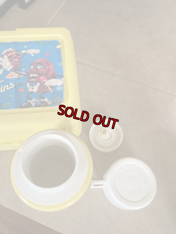 画像9: California Raisins lunch box with thermos 1987 / カリフォルニアレーズン プラスチック製 ランチボックスとサーモス (9)