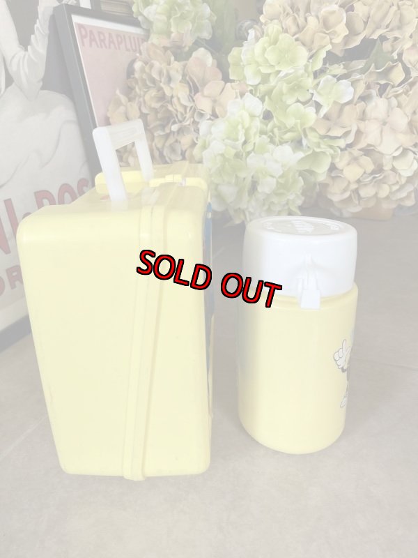 画像4: California Raisins lunch box with thermos 1987 / カリフォルニアレーズン プラスチック製 ランチボックスとサーモス (4)