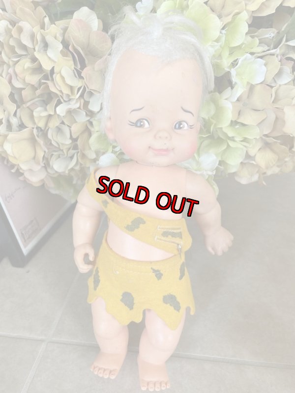 画像1: Flintstones Bamm Bamm Ideal Doll 60’s / フリントストーンのバンバン、ドール (1)