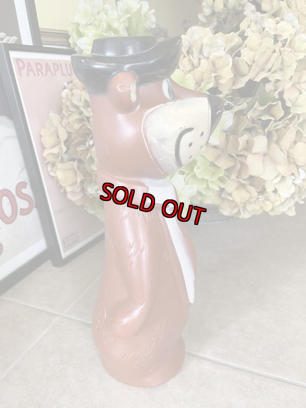 画像2: Hanna Barbera Yogi Bear Large Coin  Bank / ハンナバーベラ　ヨギベア　大きい35cm　バンク　貯金箱　60-70年代 (2)