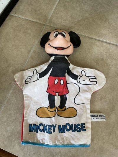 画像3: Disney Mickey Mouse Rubber Face hand puppet (B) / ディズニー　ミッキーマウス　ラバーフェイス　ハンドパペット　