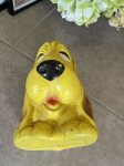画像8: Yellow sad face Basset Hound Dog plastic coin bank / イエロー、サッドフェイス　ドッグ　貯金箱 (8)