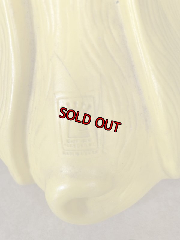 画像5: Yellow sad face Basset Hound Dog plastic coin bank / イエロー、サッドフェイス　ドッグ　貯金箱 (5)