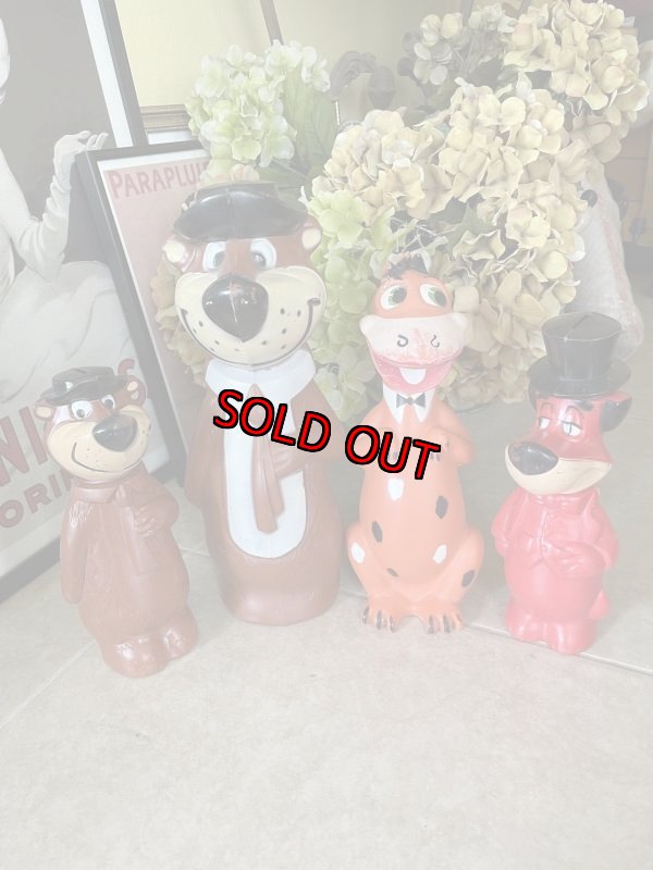 画像9: Hanna Barbera Yogi Bear Large Coin  Bank / ハンナバーベラ　ヨギベア　大きい35cm　バンク　貯金箱　60-70年代 (9)