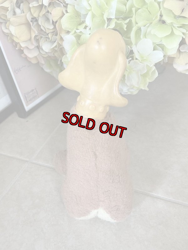 画像4: Gloria Toy yellow Dog Rubber Face  plush  Doll / グロリアトイ社のイエロードッグ、ラバーフェイスぬいぐるみ (4)