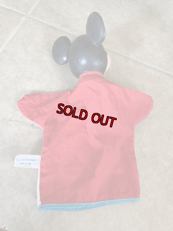 画像7: Disney Mickey Mouse Rubber Face hand puppet (B) / ディズニー　ミッキーマウス　ラバーフェイス　ハンドパペット　 (7)