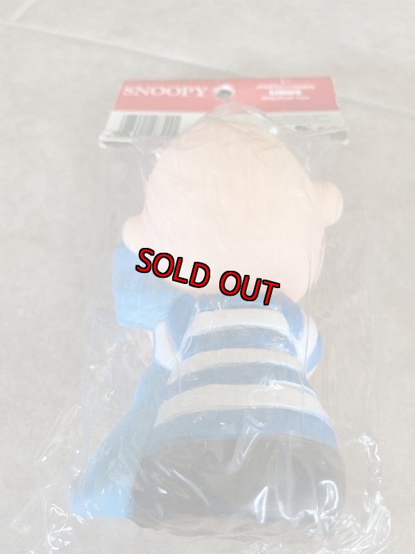 画像6:  Soopy Linus Vinyl Squeak Doll With Bag / ピーナッツ ライナス 袋入りソフビドール (6)