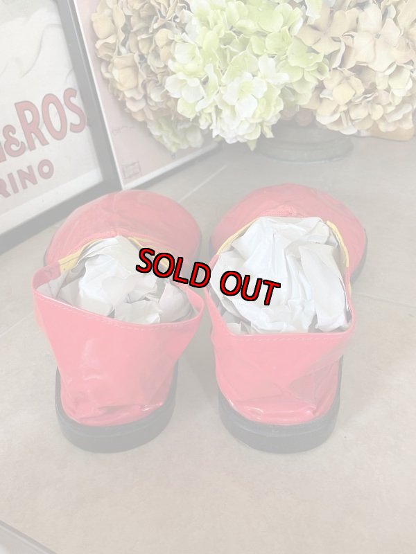 画像3: McDonald’s Ronald red and yellow shoes  / マクドナルド、ロナルドのビニール靴　シューズ　 (3)