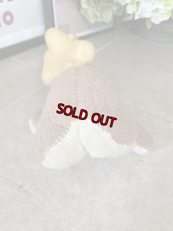 画像7: Gloria Toy yellow Dog Rubber Face  plush  Doll / グロリアトイ社のイエロードッグ、ラバーフェイスぬいぐるみ (7)