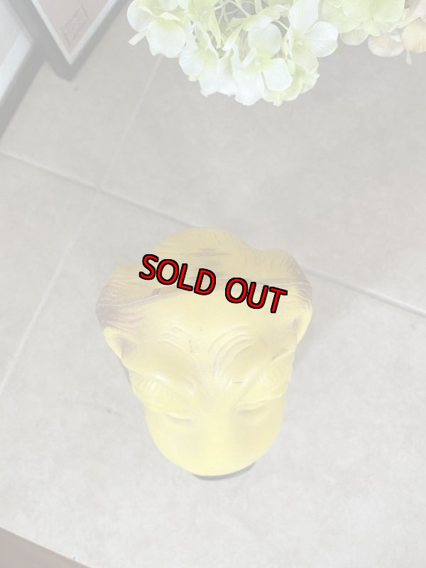 画像6: Yellow sad face Basset Hound Dog plastic coin bank / イエロー、サッドフェイス　ドッグ　貯金箱 (6)