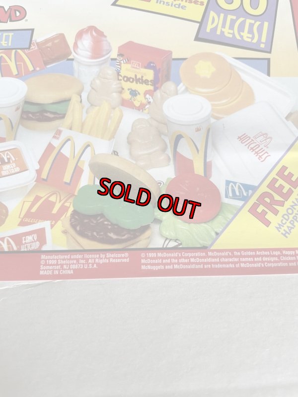 画像12: McDonald’s kids play food set With Box 1999 / マクドナルドの箱付き、袋入りプレイフードセット　 (12)
