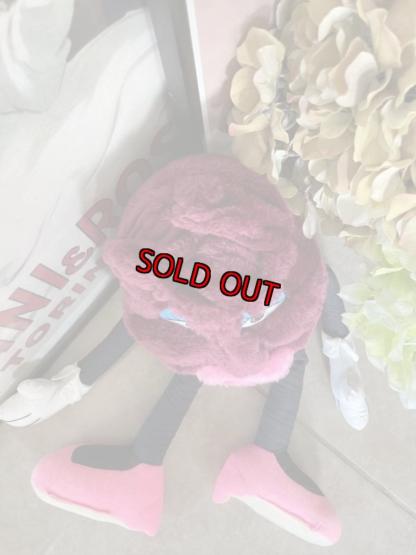 画像2: California Raisins  Plush Doll Girl / カリフォルニアレーズン 女の子ドール ぬいぐるみ (2)