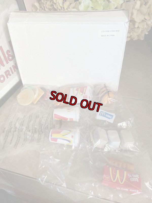 画像6: McDonald’s kids play food set With Box 1999 / マクドナルドの箱付き、袋入りプレイフードセット　 (6)