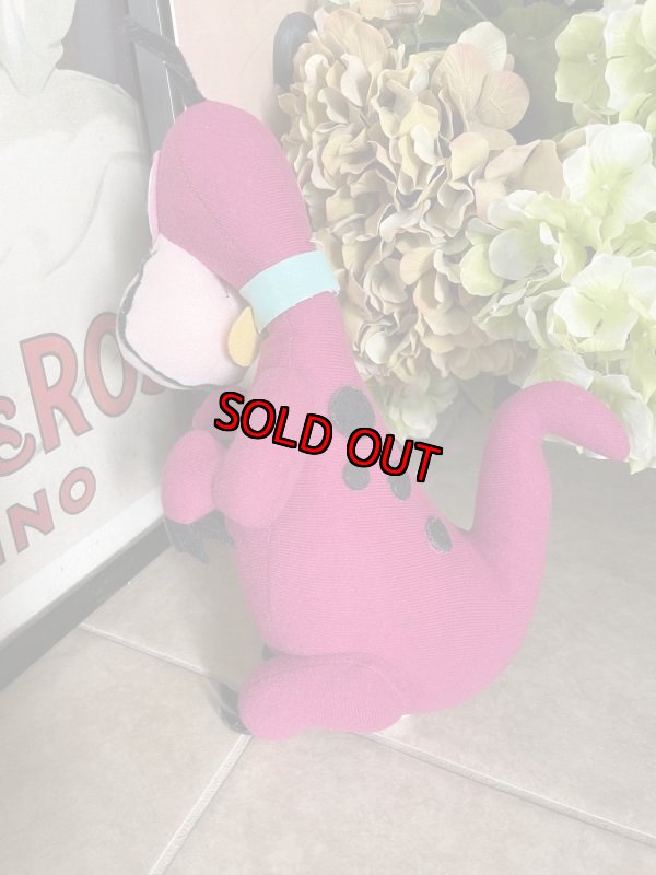 画像2: Flintstones Dino Plush Doll /  フリントストーン　パープル色のディノ　ぬいぐるみ (2)