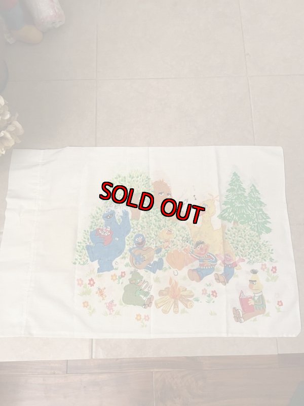 画像2: Sesame Street Camp  fabric pillow case  / セサミストリート　キャンプ　ピローケース (2)