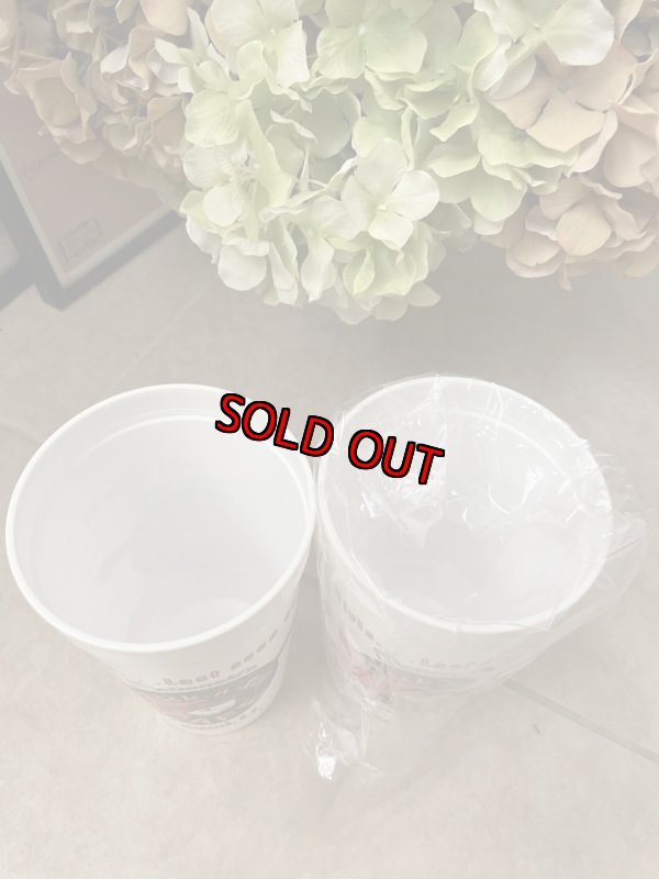 画像8: McDonald’s Rock n roll cafe Plastic Cup Set of 2 (L) 1991 / マクドナルドのプラスチック製、ロックンロールカフェ、コップ、2個セット (8)