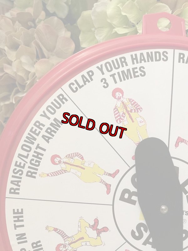 画像2: McDonald’s  Ronald Say Plastic Round Game / マクドナルド、ロナルドの円盤型ゲーム (2)