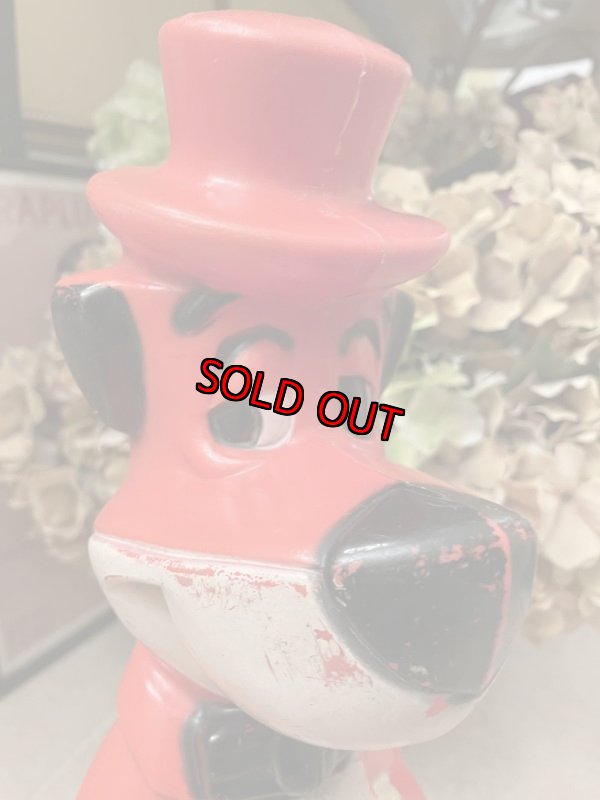 画像7: Hanna Barbera  Hucklebrry Houned Red Large Coin Bank (B)  / ハックルベリーハウンド 貯金箱 39cm (7)