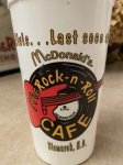 画像7: McDonald’s Rock n roll cafe Plastic Cup Set of 2 (L) 1991 / マクドナルドのプラスチック製、ロックンロールカフェ、コップ、2個セット (7)